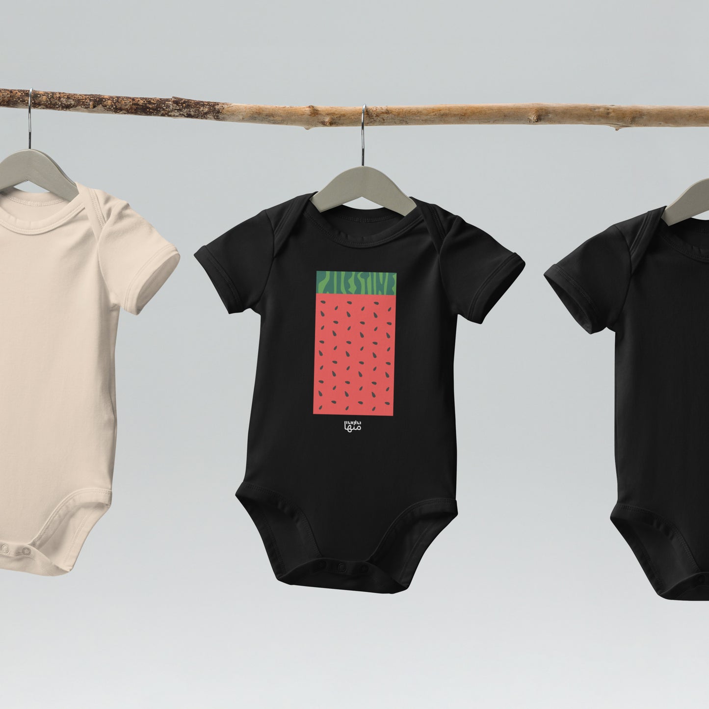 Palestine Watermelon 🍉 baby bodysuit - Organic cotton