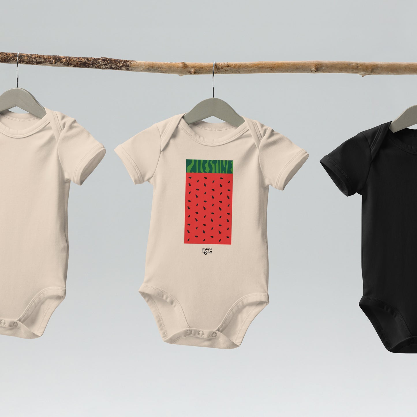 Palestine Watermelon 🍉 baby bodysuit - Organic cotton