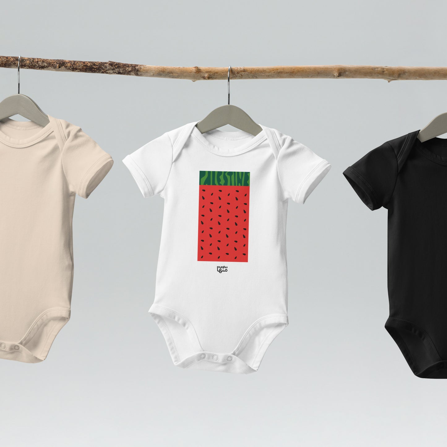 Palestine Watermelon 🍉 baby bodysuit - Organic cotton