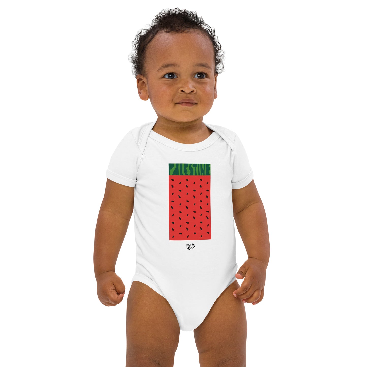 Palestine Watermelon 🍉 baby bodysuit - Organic cotton