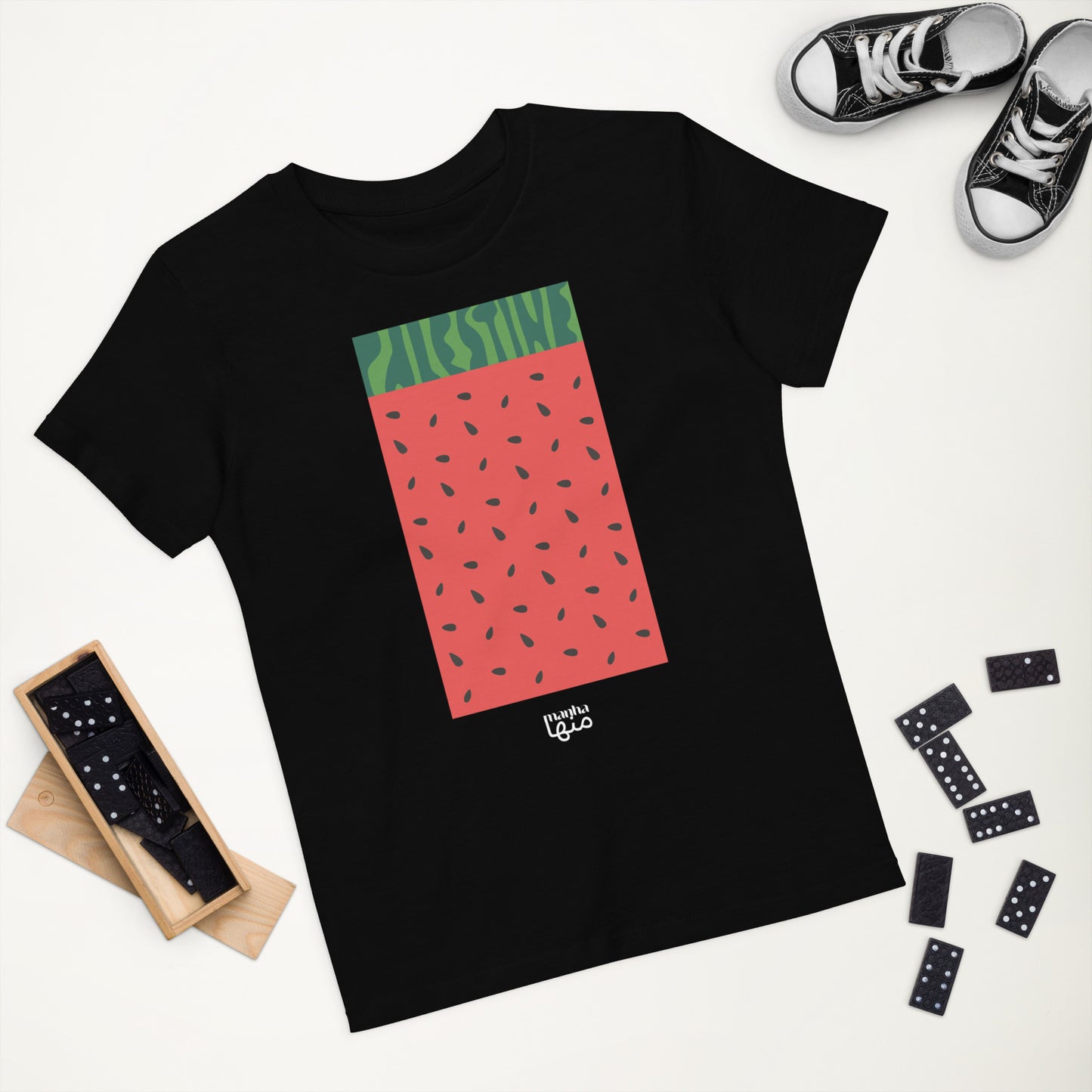 Palestine Watermelon 🍉  kids t-shirt Organic cotton