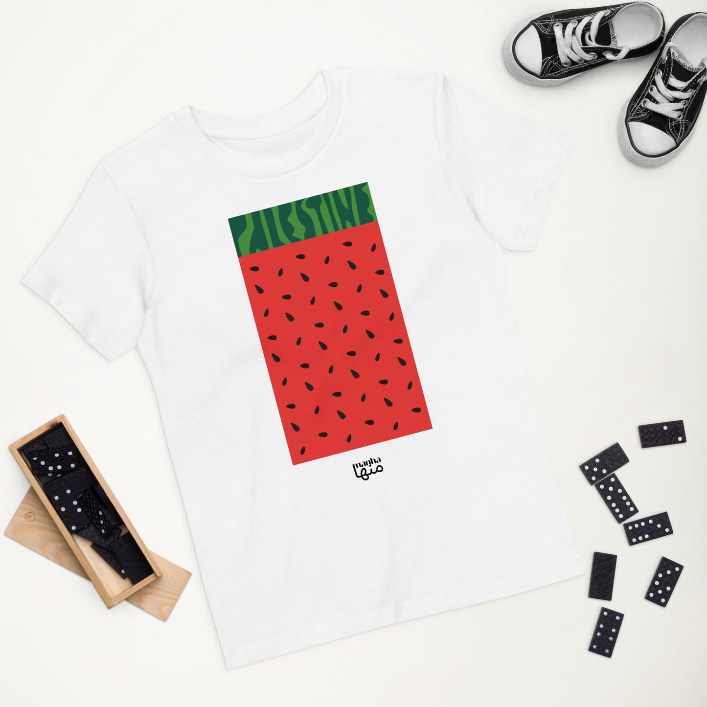 Palestine Watermelon 🍉  kids t-shirt Organic cotton