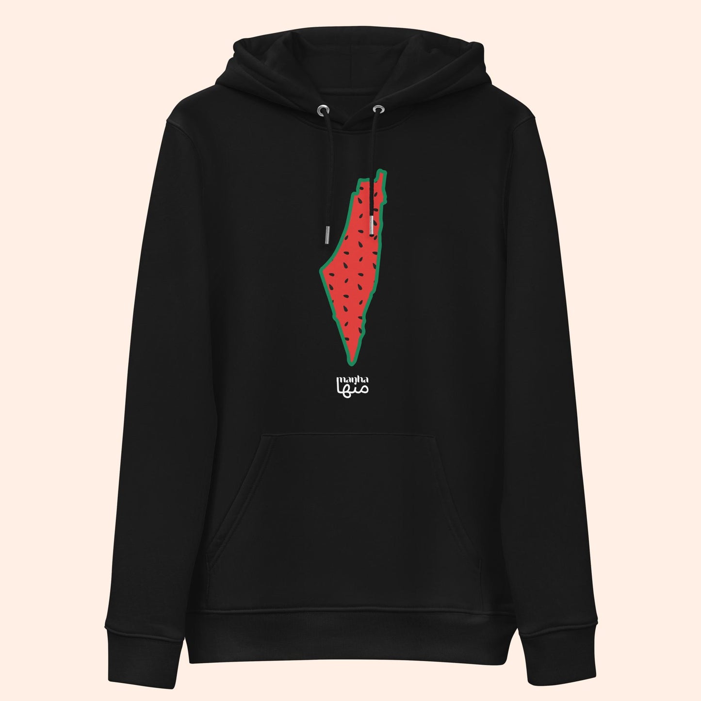 Palestine map watermelon 🍉 design Unisex hoodie