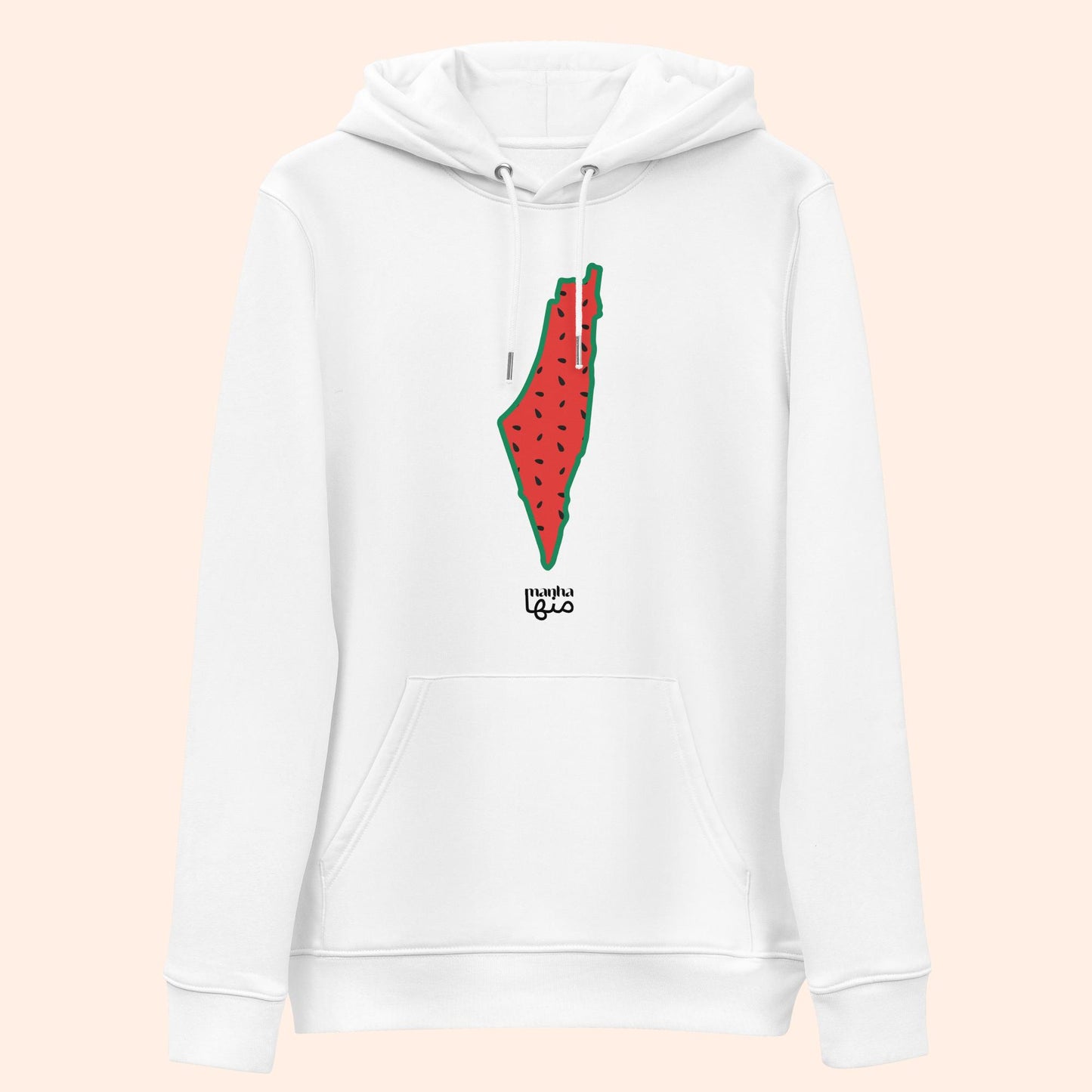 Palestine map watermelon 🍉 design Unisex hoodie